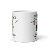 Flower Farmer Gift Idea Mug For Gardening Lover - Garden Themed Coffee Lover Present - Flower and Tea lover Redoute Artist  Bouquet gift