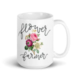 Flower Farmer Gift Idea Mug For Gardening Lover - Garden Themed Coffee Lover Present - Flower and Tea lover Redoute Artist  Bouquet gift